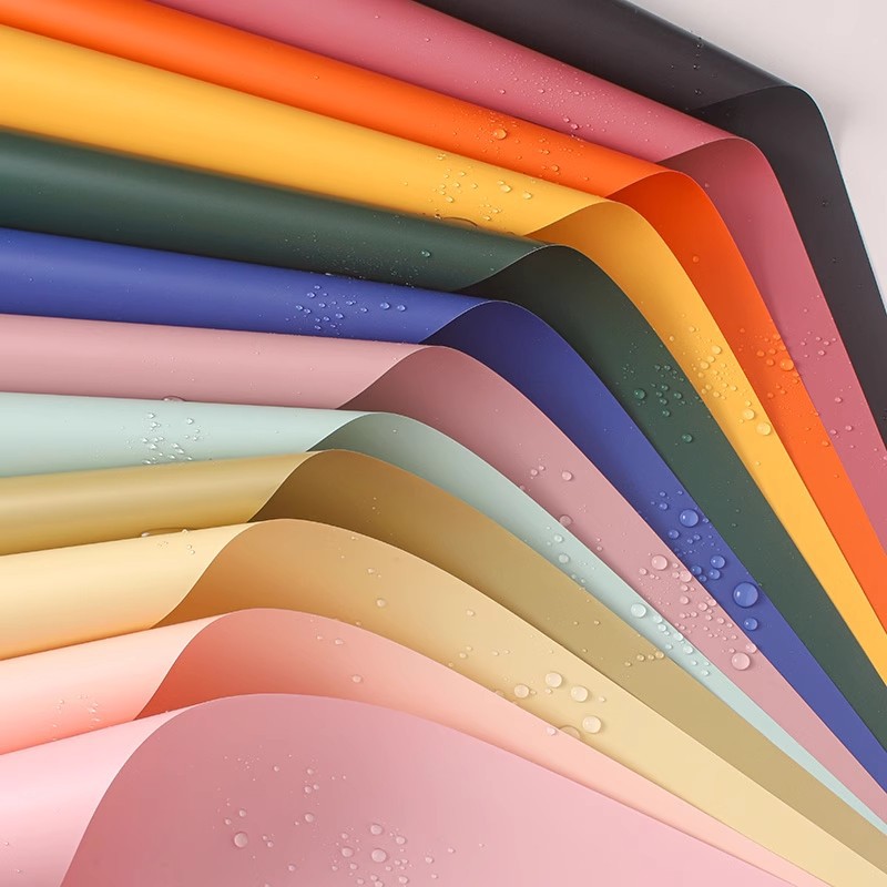 Florist Flower Supply - Koreaanse Stijl Effen Kleur Papier Monochroom