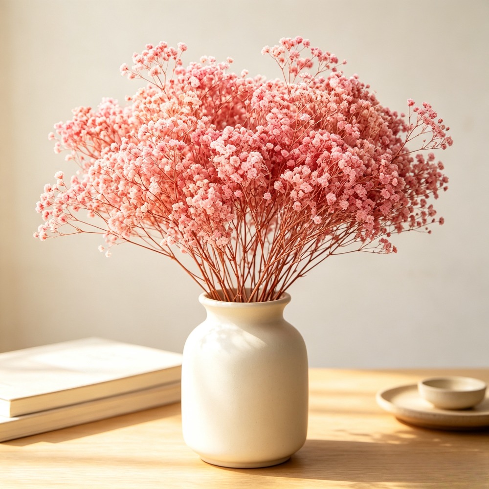Baby Breath Dried - Natuurlijk geconserveerd roze baby's breath gypsophila