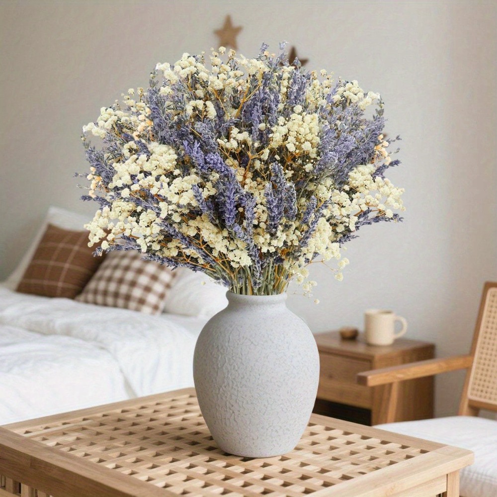 Baby Breath Dried - Gedroogde bloemenboeket met lavendel en baby's