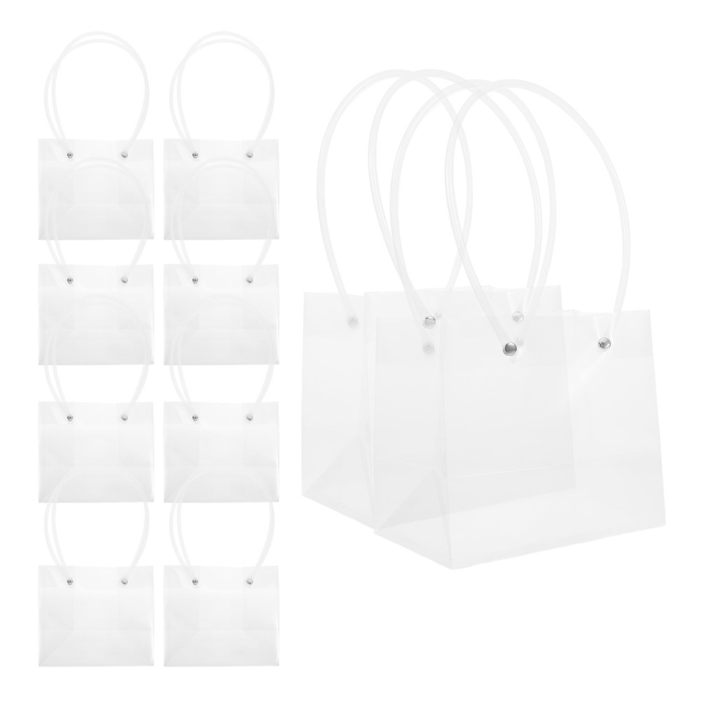 Florist Supply Shop - 16 stuks bloemengeschenkzakjes, transparante plastic bloemboeketzakjes