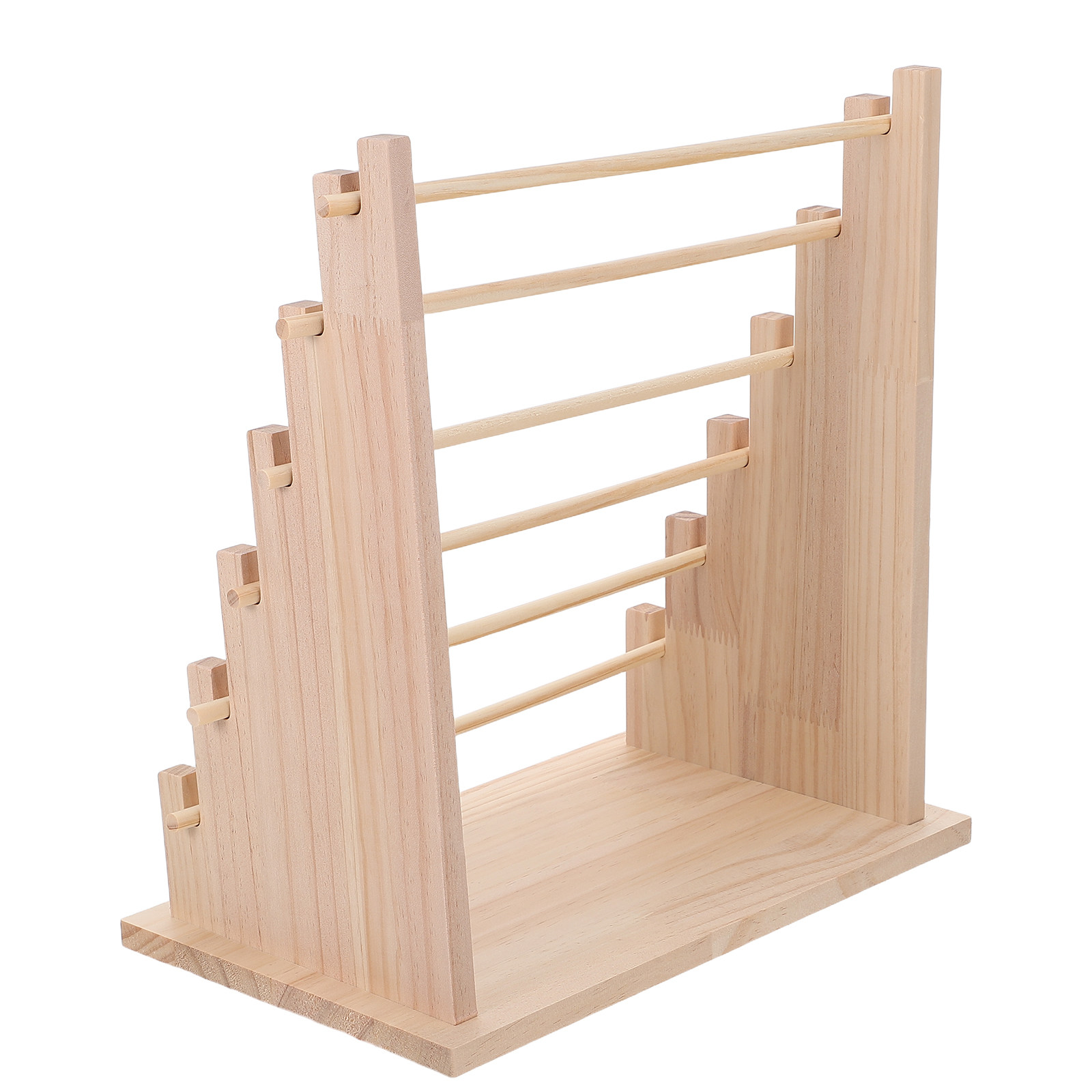 Florist Supply Shop - 6-laags houten lintenopbergrek, lintenhouder, organizer voor