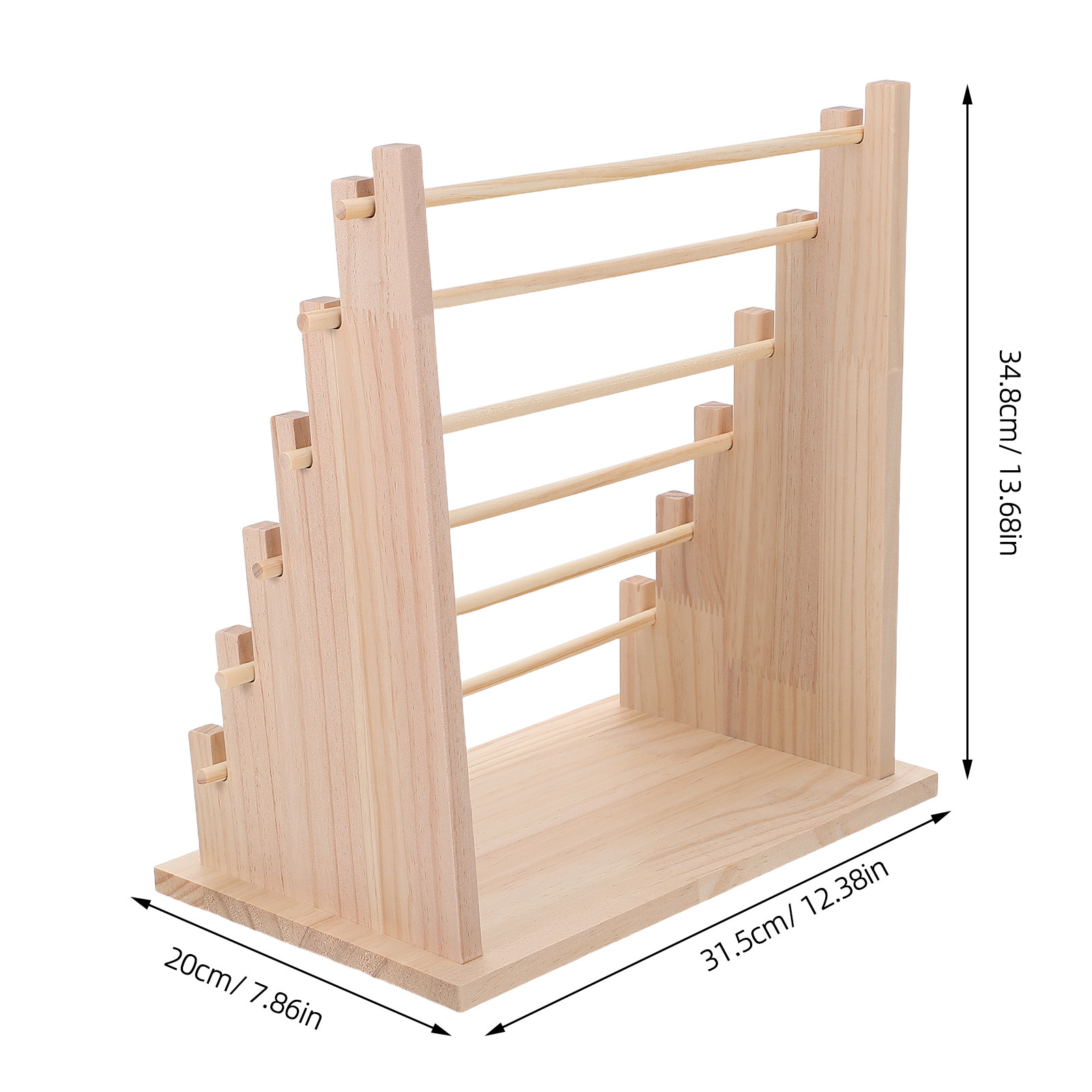 6-laags houten lintenopbergrek - Florist Supply Shop recensie en prijs
