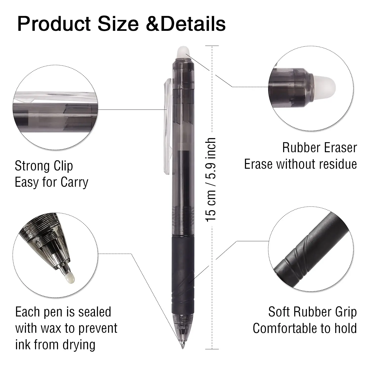 8 kleuren 0,7 mm magische intr - Pilot Pen Frixion recensie en prijs