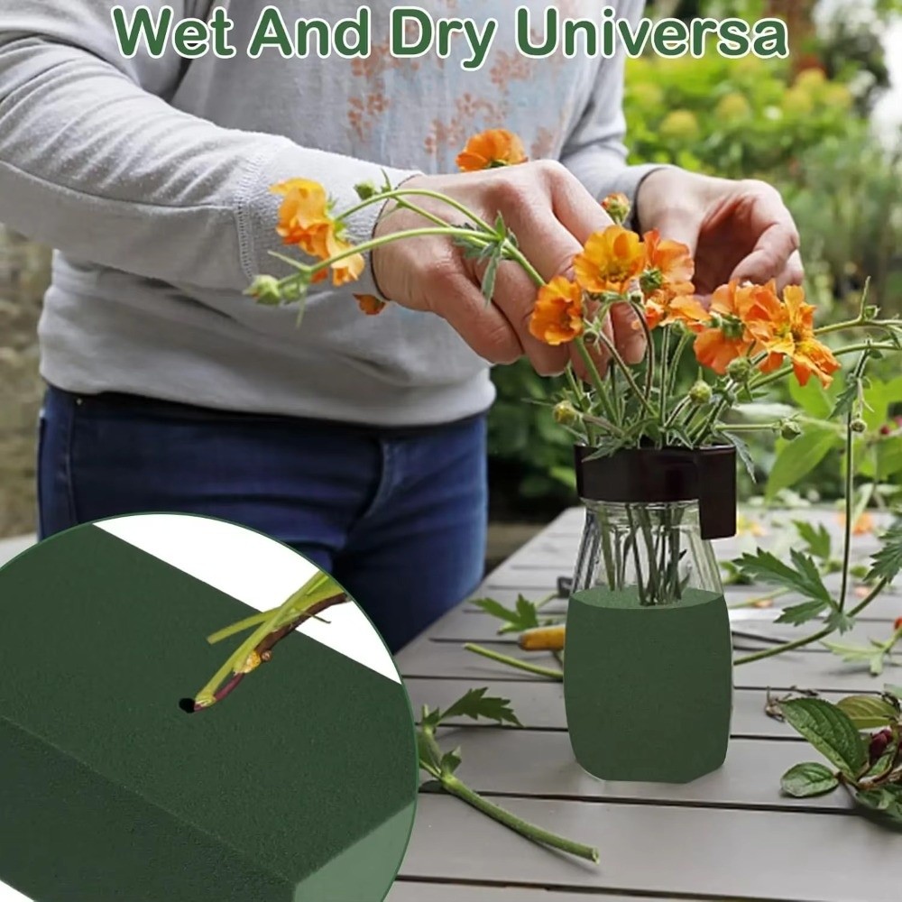 Groene bloemstuk schuim rechth - Bouquet Holder Foam recensie en prijs