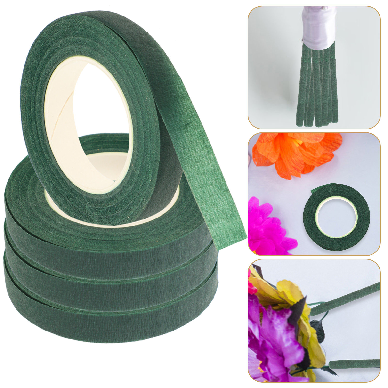 4 stuks groene bloementape, re - Florist Flower Supply recensie en prijs