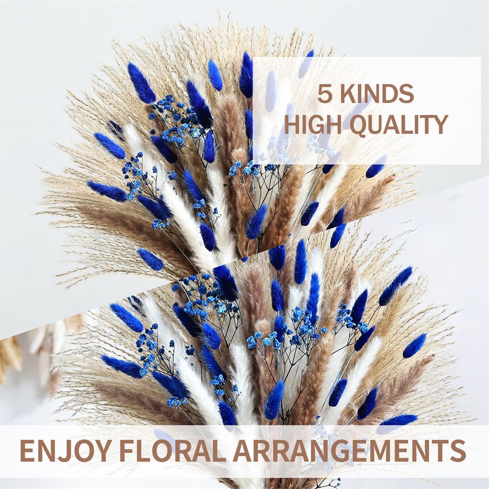70 stks Blauwe Pampas Kunstmat - Baby Breath Dried recensie en prijs