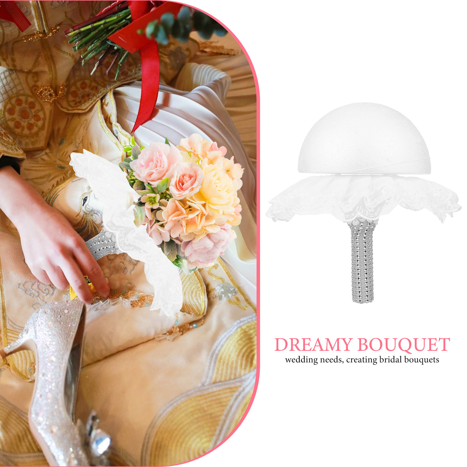 Schuim Bruidsboeket Houder Kan - Bouquet Holder Foam recensie en prijs
